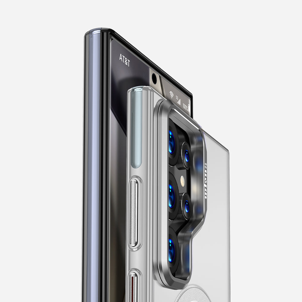 Wlons Galaxy S25 Ultra M-safe Şarj Özellikli Standlı Efsane Telefon Kılıfı
