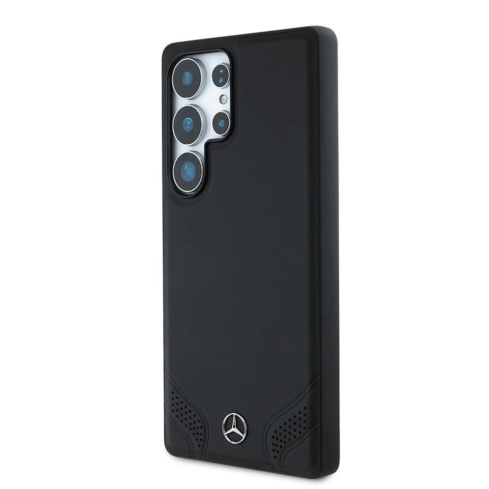 Mercedes Benz Galaxy S25 Ultra Orjinal Lisanslı M-safe Şarj Özellikli Deri Dizayn Sade Kılıf