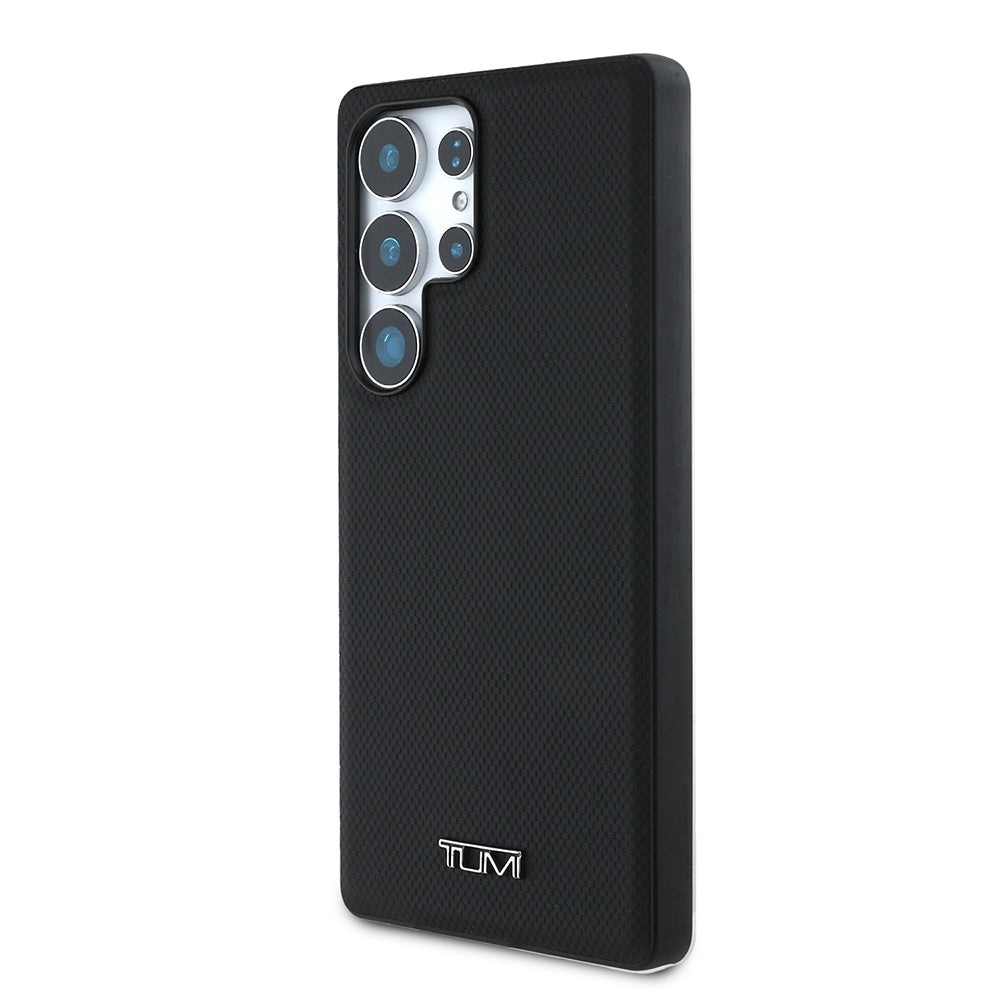 TUMI Galaxy S25 Ultra Deri Noktalı Dizayn M-safe Kılıf