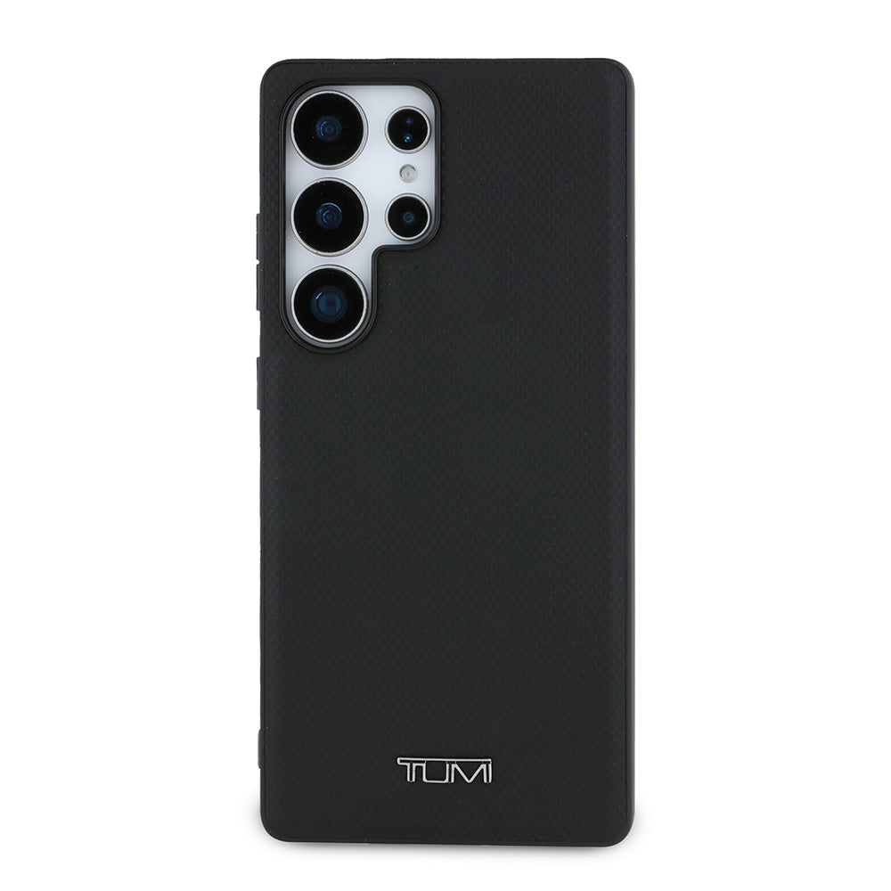 TUMI Galaxy S25 Ultra Deri Noktalı Dizayn M-safe Kılıf