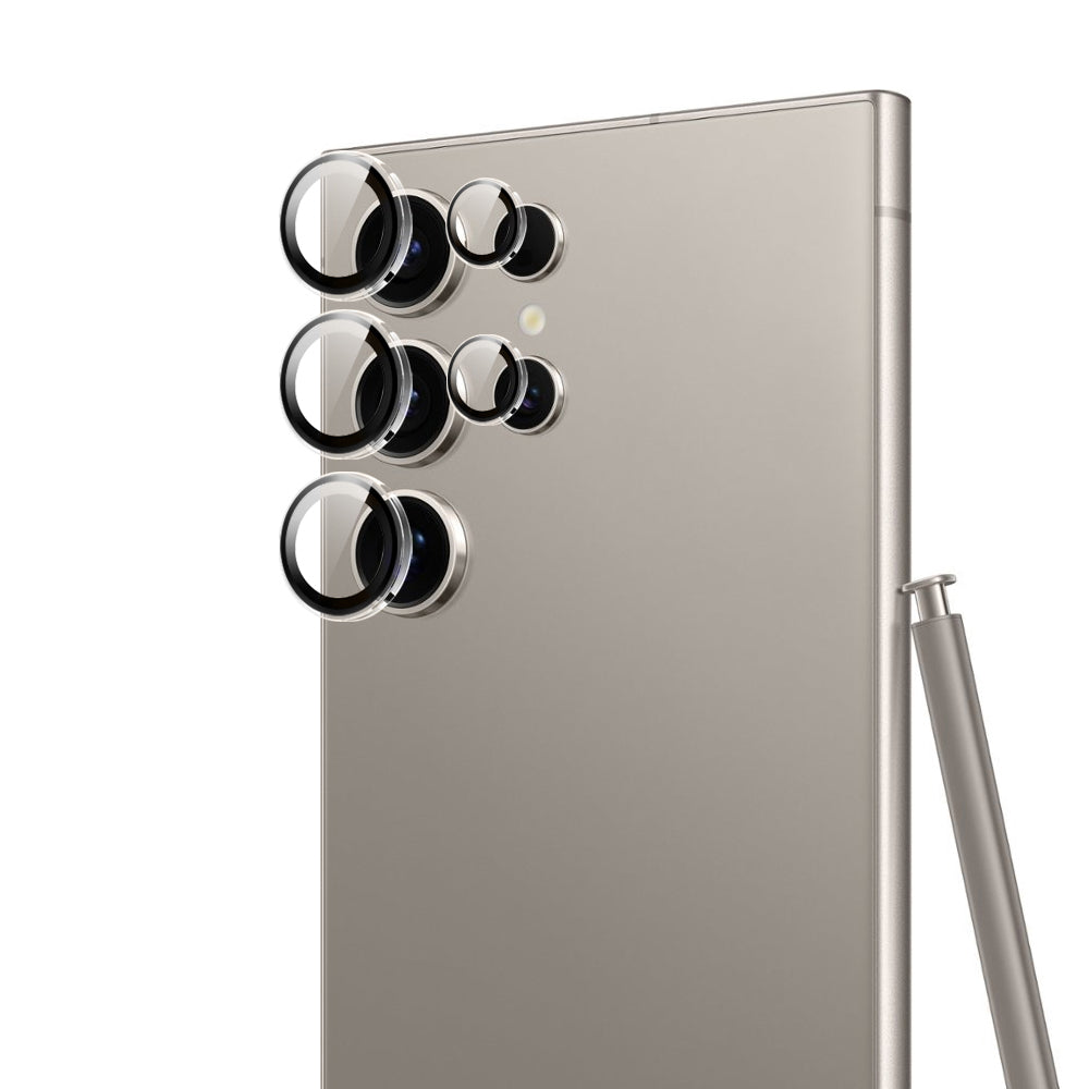 Wiwu LG-011 Galaxy S25 Ultra Lens Guard Oleofobik Anti Reflective Kamera Lens Koruyucu + Kolay Uygulama Aparatlı