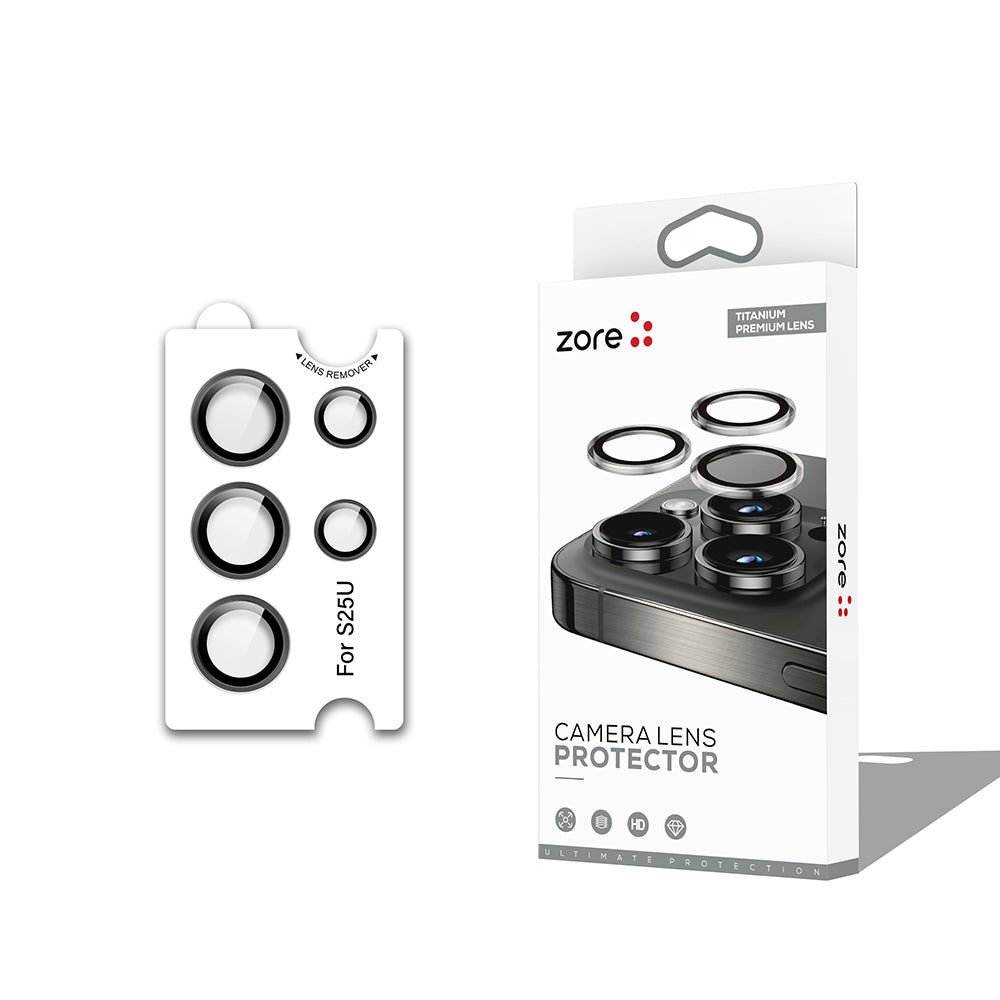 Cepax CL-12 Premium Galaxy S25 Ultra Safir Parmak İzi Bırakmayan Anti-Reflective Kamera Lens Koruyucu
