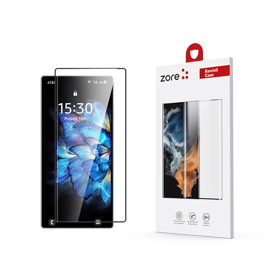 Cepax Etnaa Galaxy S25 Ultra Kavisli Cam Ekran Koruyucu