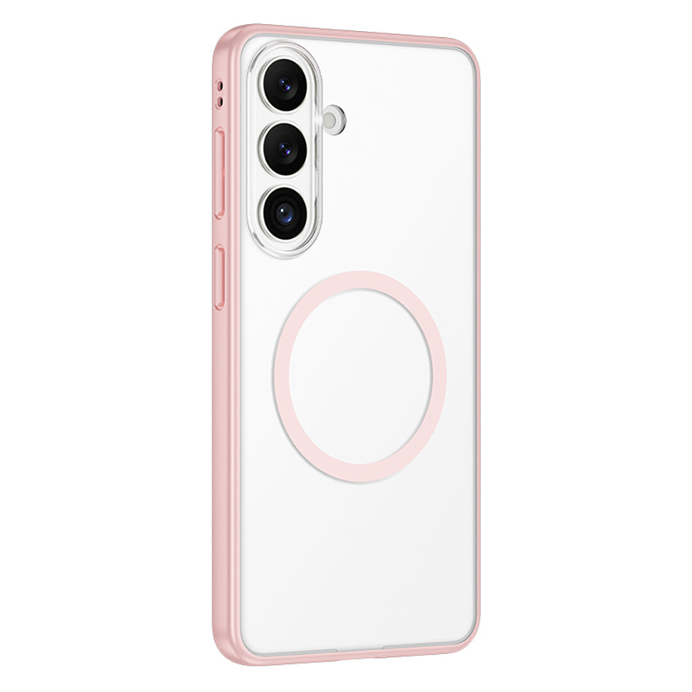 Wlons Lola Galaxy S26 M-safe Şarj Özellikli Mat Arka Yüzey Kılıf