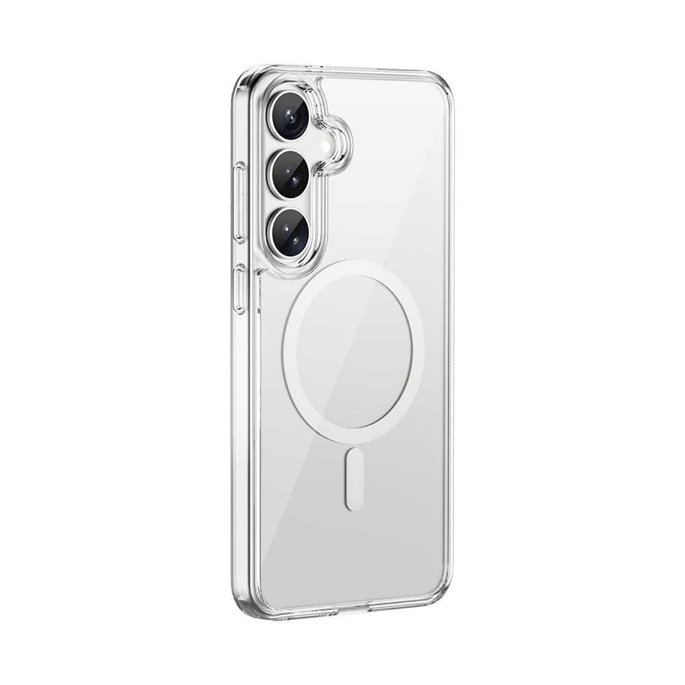 Wiwu MCC-101 iShield Pro Serisi Galaxy S26 Kılıf M-safe Şarj Özellikli Crystal Sert PC Kılıf