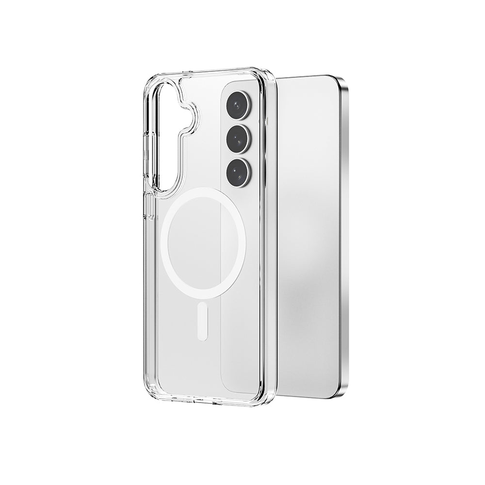 Wiwu MCC-101 iShield Pro Serisi Galaxy S26 Kılıf M-safe Şarj Özellikli Crystal Sert PC Kılıf