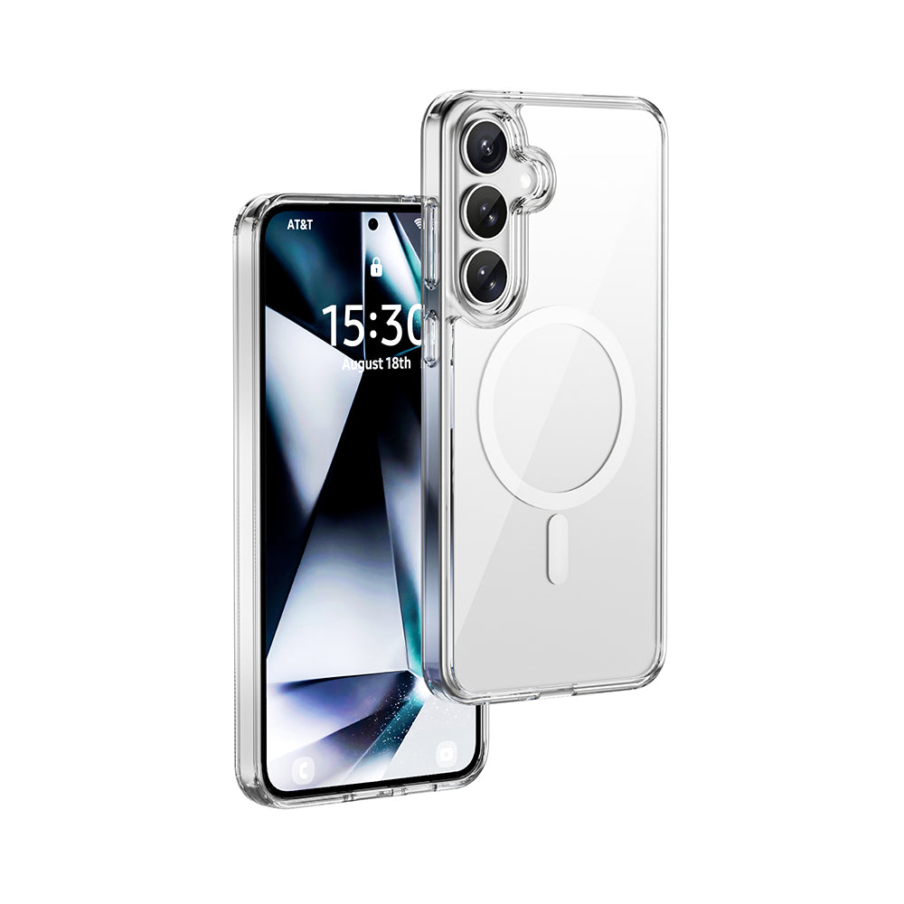 Wiwu MCC-101 iShield Pro Serisi Galaxy S26 Plus M-safe Şarj Özellikli Crystal Sert PC Kılıf
