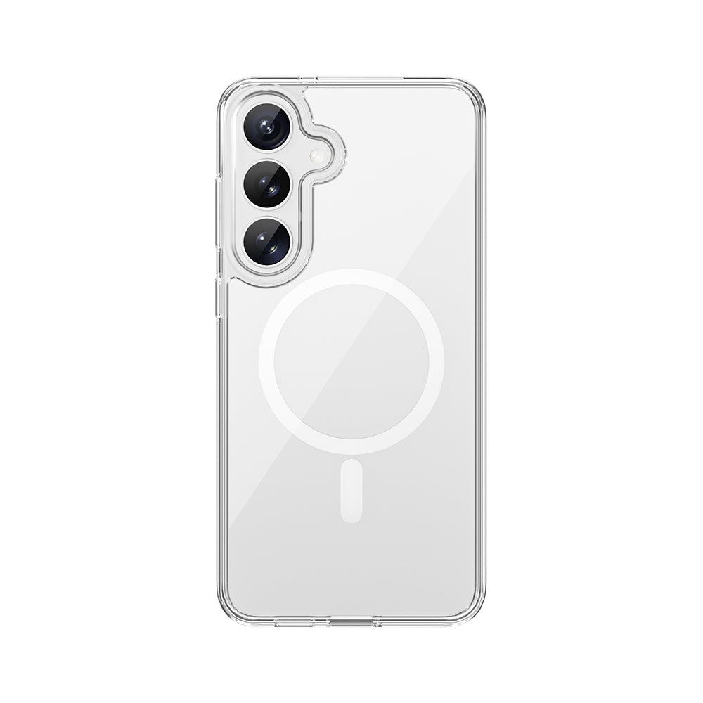 Wiwu MCC-101 iShield Pro Serisi Galaxy S26 Plus M-safe Şarj Özellikli Crystal Sert PC Kılıf