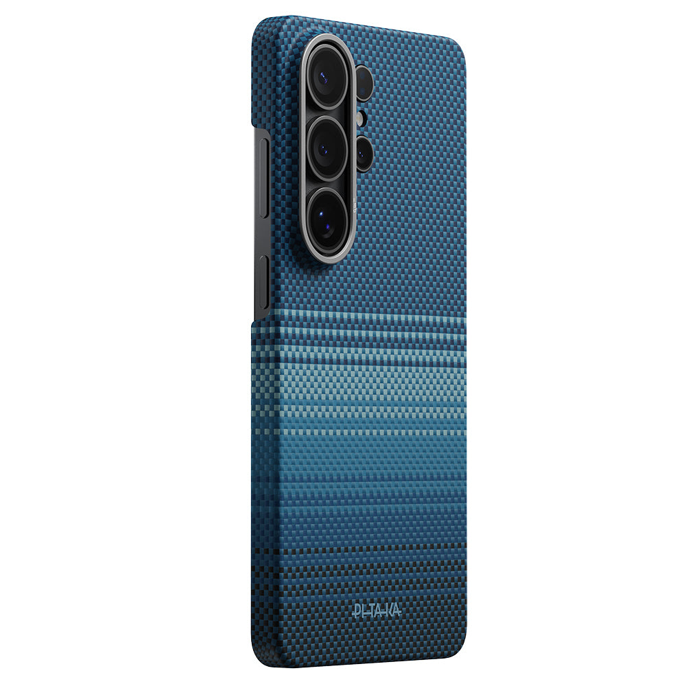 Pitaka Galaxy S26 Ultra M-safe Şarj Özellikli Aramid Fiber Tactile Woven Sunset-Moonrise Serisi Kılıf
