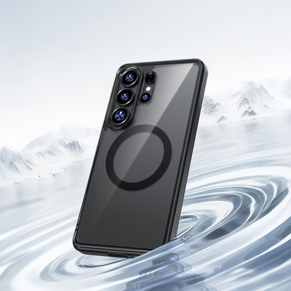 Benks Crystal Serisi Galaxy S26 Ultra M-safe Şarj Özellikli Şeffaf Telefon Kılıfı