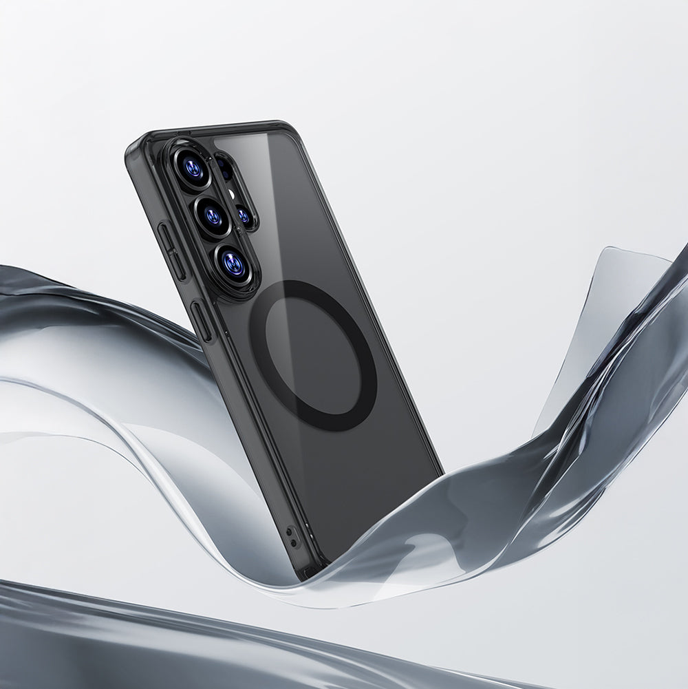 Benks Crystal Serisi Galaxy S26 Ultra M-safe Şarj Özellikli Şeffaf Telefon Kılıfı