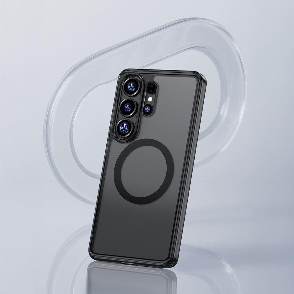 Benks Crystal Serisi Galaxy S26 Ultra M-safe Şarj Özellikli Şeffaf Telefon Kılıfı