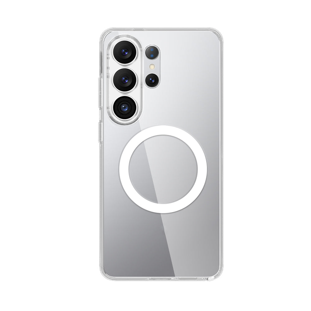 Wlons Pita Galaxy S26 Ultra M-safe Şarj Özellikli Transparan Sert PC Kılıf