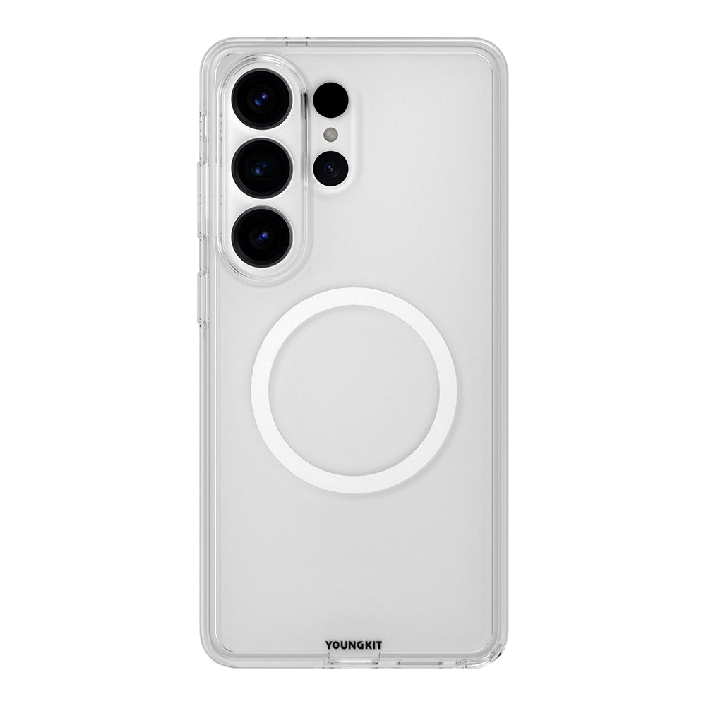 Youngkit Clear Serisi Galaxy S26 Ultra M-safe Şarj Özellikli Kılıf