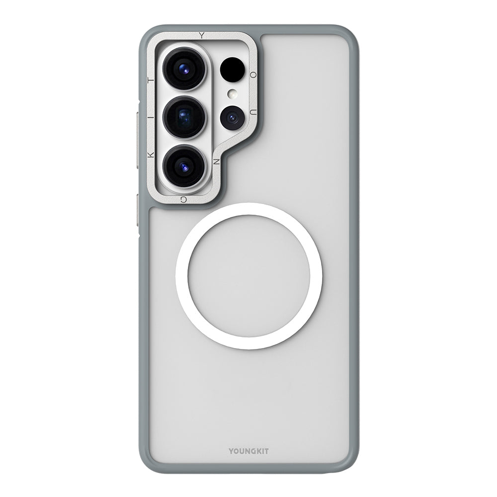 Youngkit Rock Sand Serisi Galaxy S26 Ultra M-safe Şarj Özellikli Telefon Kılıfı