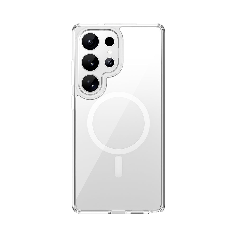 Wiwu MCC-101 iShield Pro Serisi Galaxy S26 Ultra M-safe Şarj Özellikli Crystal Sert PC Kılıf