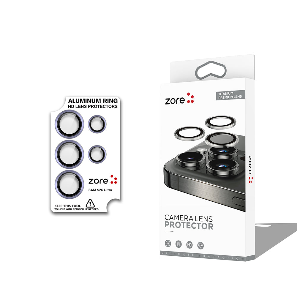 Cepax CL-12 Galaxy S26 Ultra Premium Safir Parmak İzi Bırakmayan Anti-Reflective Kamera Lens Koruyucu