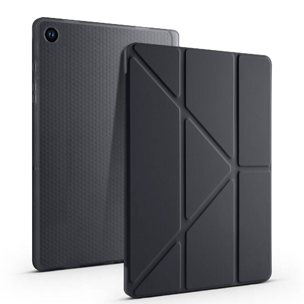 Cepax Foldable Galaxy Tab A9 Plus Kılıf Zore Tri Folding Kalem Bölmeli Standlı Tablet Kılıfı - 1