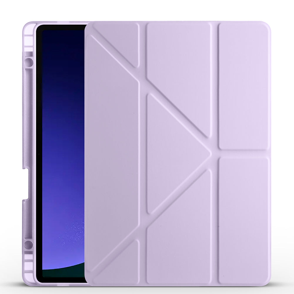 Cepax Galaxy Tab S10 FE Tri Folding Kalem Bölmeli Standlı Kılıf