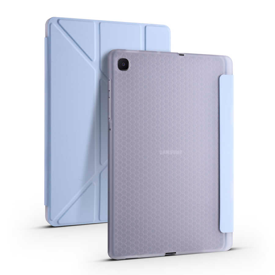 Cepax Foldable Galaxy Tab S6 Lite P610 Kalem Bölmeli Standlı Tablet Kılıfı - 1