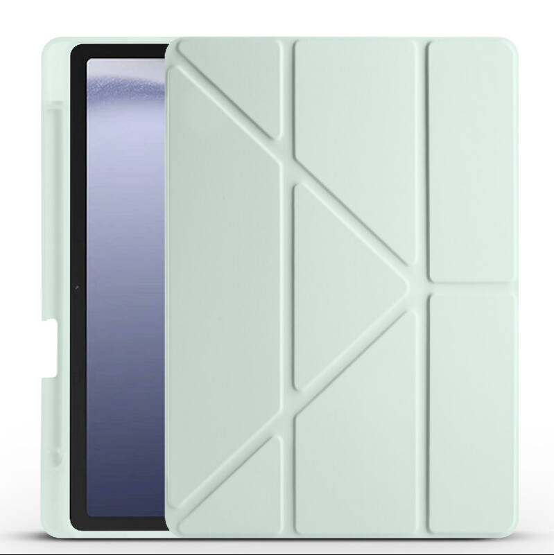 Cepax Foldable Galaxy Tab S9 FE Kalem Bölmeli Standlı Tablet Kılıfı