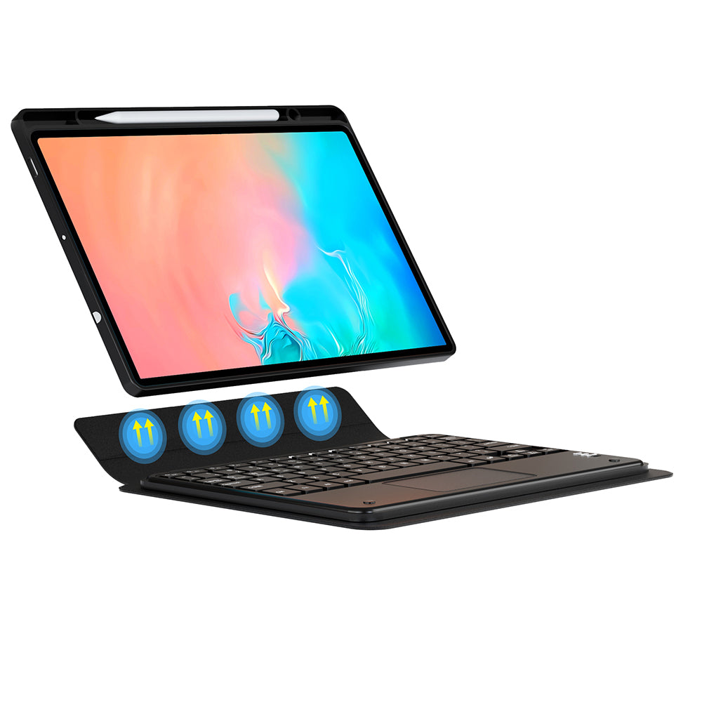 Cepax Border Keyboard Galaxy Tab S9 FE Bluetooh Bağlantılı Standlı Klavyeli Tablet Kılıfı