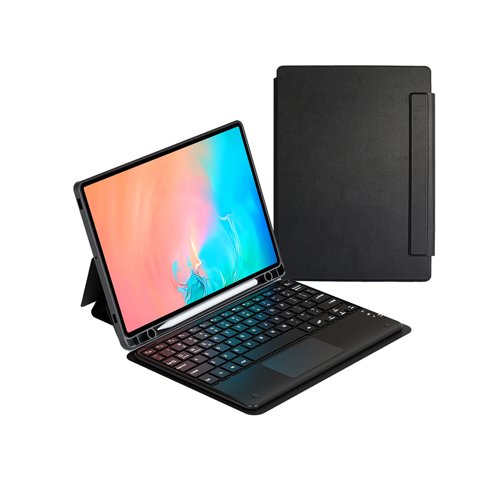 Cepax Border Keyboard Galaxy Tab S9 FE Bluetooh Bağlantılı Standlı Klavyeli Tablet Kılıfı