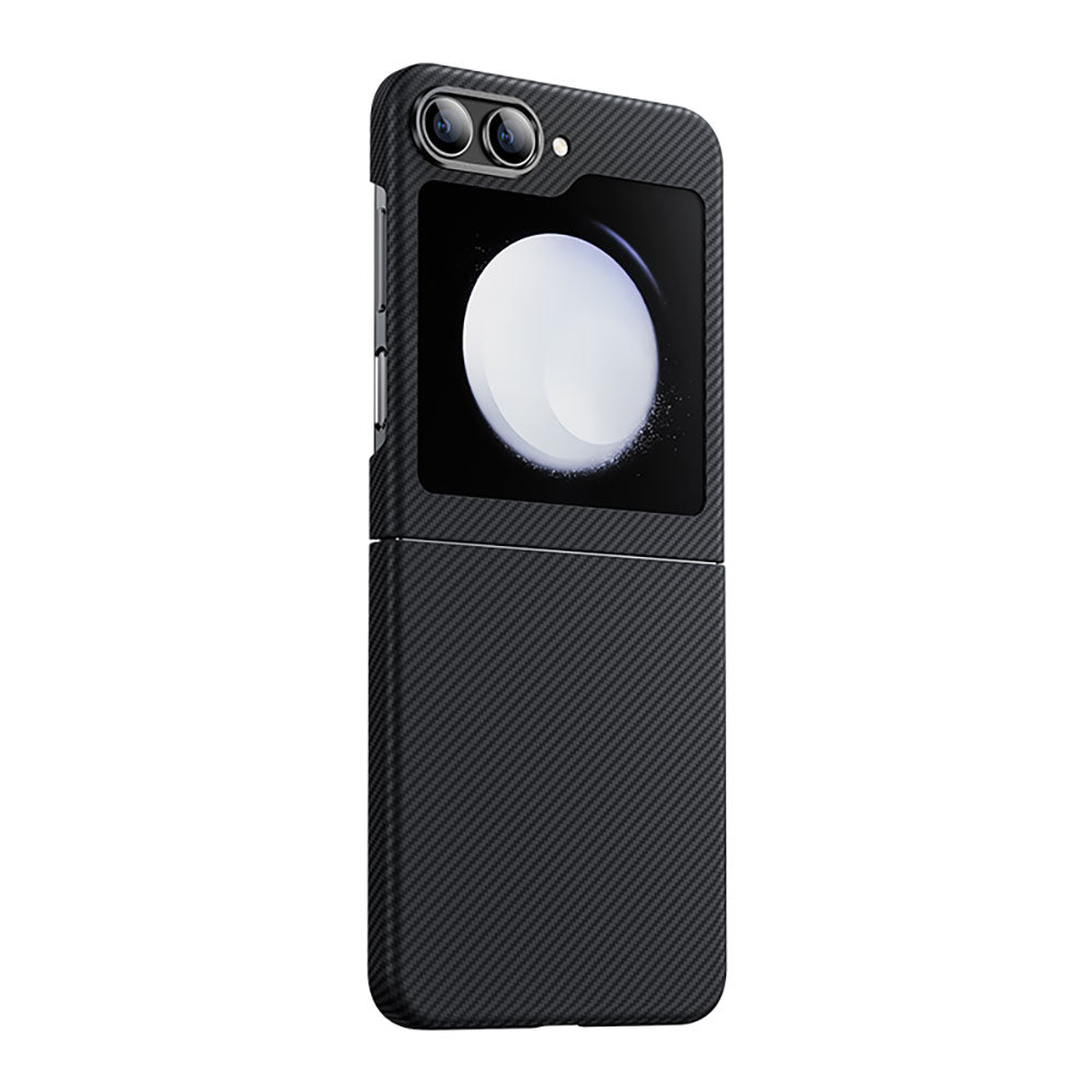 Benks Essential ArmorAir 600D Galaxy Z Flip 5 Kılıf Karbon Fiber Kevlar Kılıf