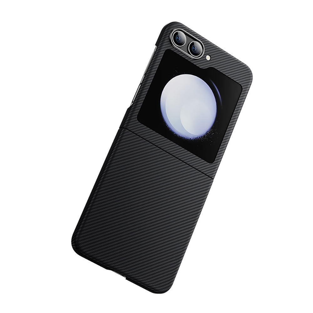 Benks Essential ArmorAir 600D Galaxy Z Flip 5 Kılıf Karbon Fiber Kevlar Kılıf