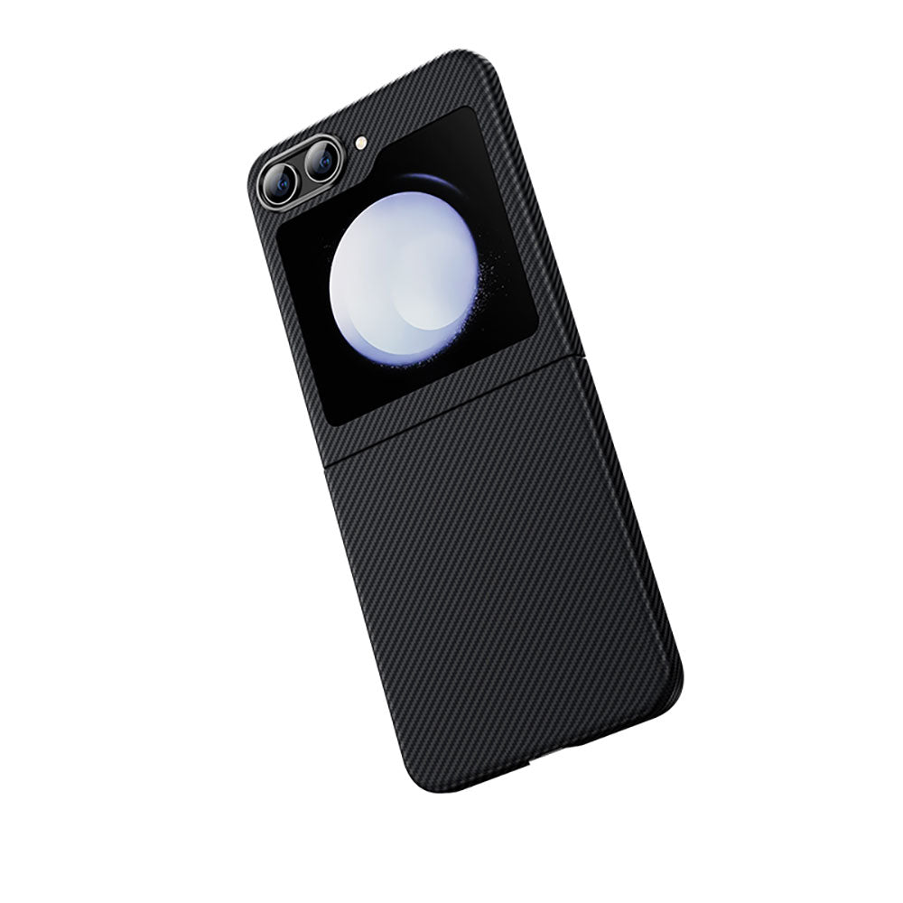 Benks Essential ArmorAir 600D Galaxy Z Flip 5 Kılıf Karbon Fiber Kevlar Kılıf