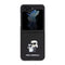 Karl Lagerfeld Galaxy Z Flip 5 Kılıf Orjinal Lisanslı K&C Metal Logolu Saffiano Telefon Kılıfı
