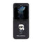 Karl Lagerfeld Galaxy Z Flip 5 Kılıf Orjinal Lisanslı KL Desenli Karl İkonik Saffiano Telefon Kılıfı
