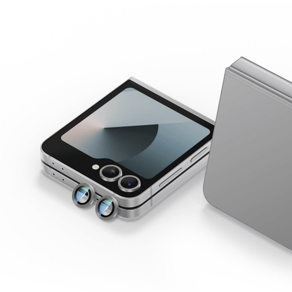 CaseWorld Alloy Serisi Galaxy Z Flip 6 Oleofobik Anti Reflective Kamera Lens Koruyucu