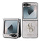 Guess Galaxy Z Flip 6 Orjinal Lisanslı Leather Metal Logo Telefon Kılıfı