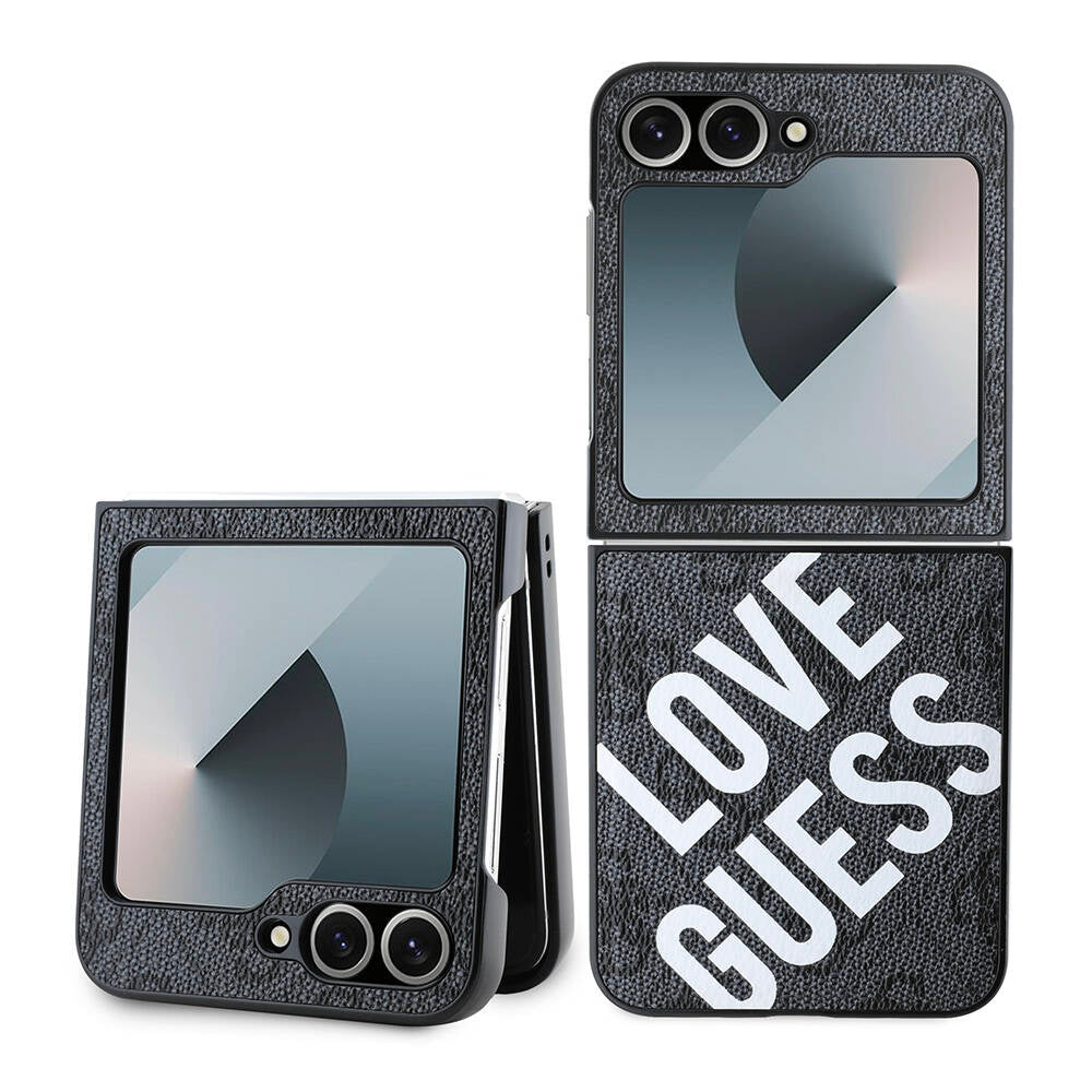 Guess Galaxy Z Flip 6 Orjinal Lisanslı Magsafe Şarj Özellikli Love Guess Printing Telefon Kılıfı - 1