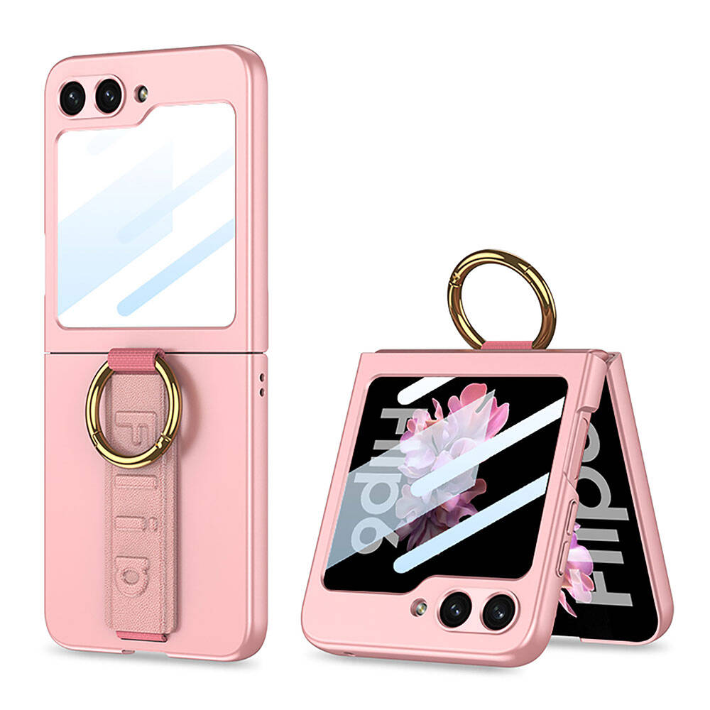 Cepax Galaxy Z Flip 6 Kamera Korumalı Yüzüklü Flip Ring Kıpta Kılıf