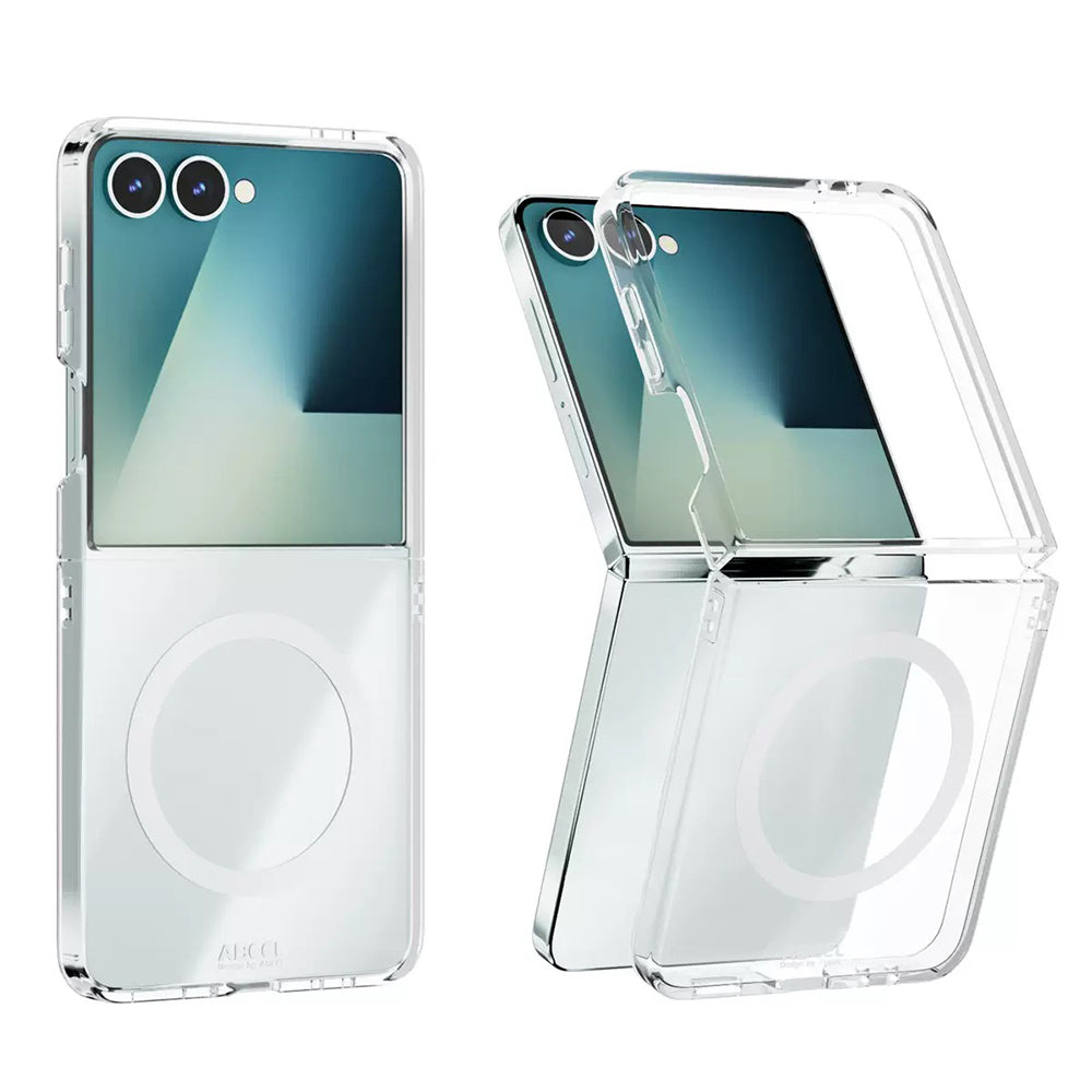 Cepax Galaxy Z Flip 7 Kamera Korumalı M-safe Sert PC Porto Kılıf
