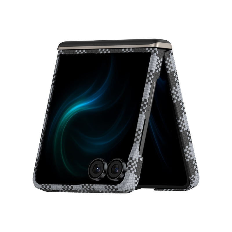 Benks ArmorAir ArmorVichy Galaxy Z Flip 7 M-safe Ekose Tasarımlı Kevlar Kılıf