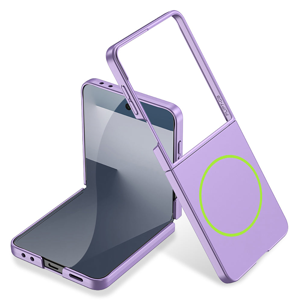 Cepax Galaxy Z Flip 7 Wireless Şarj Özellikli Kıpta M-safe Kılıf