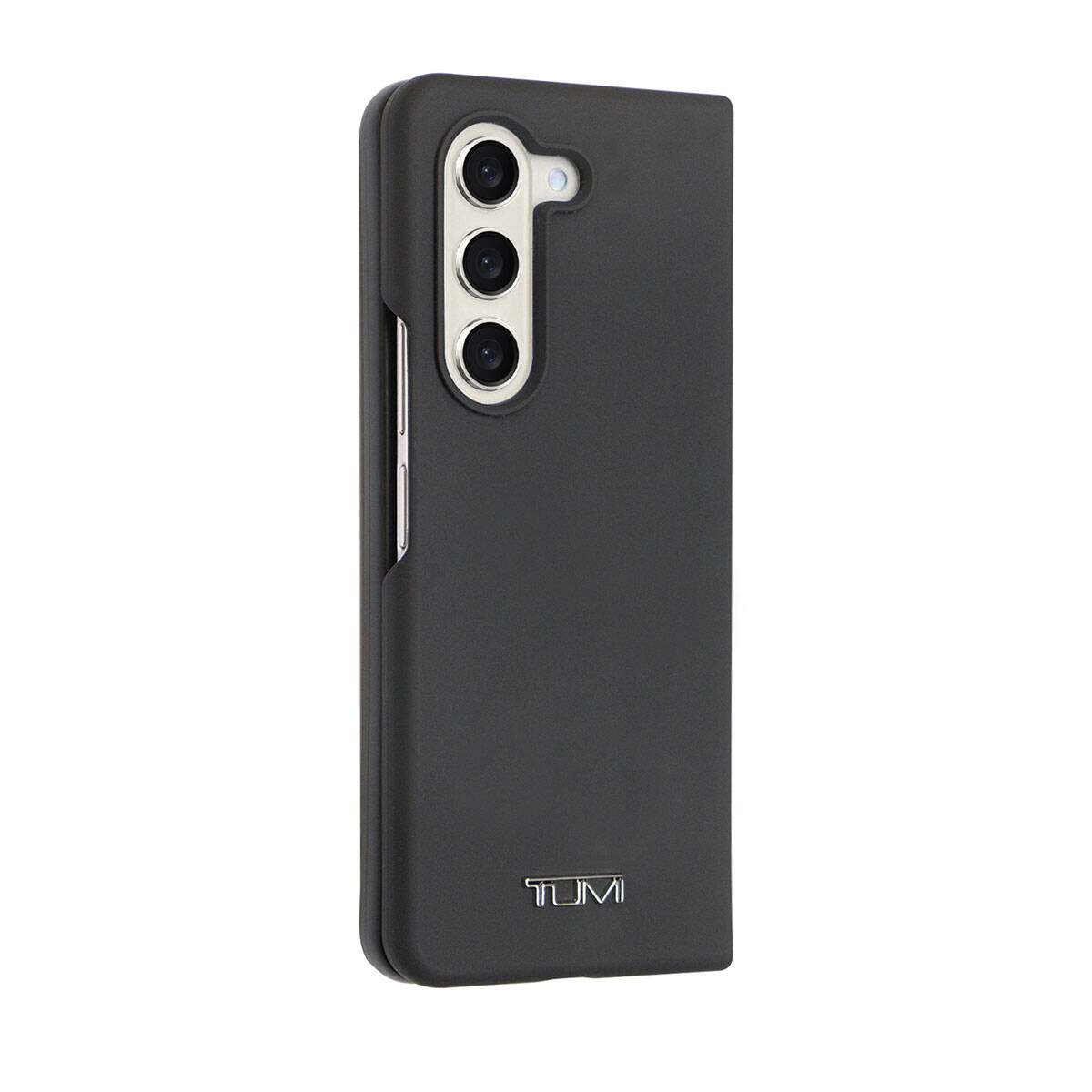 TUMI Liquid Galaxy Z Fold 5 Silikon Metal Logo Dizayn Orjinal Lisanslı Kılıf