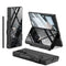 Cepax Galaxy Z Fold 6 Kamera Korumalı Kartlıklı Kalem Bölmeli Kıpta Marble Drago Kılıf
