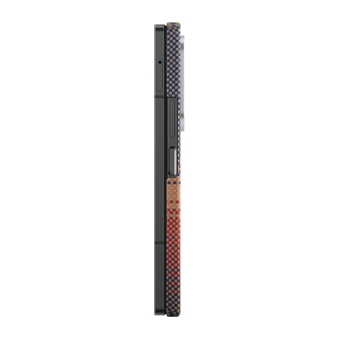 Pitaka Tactile Woven Sunset-Moonrise Serisi Galaxy Z Fold 6 M-safe Şarj Özellikli Aramid Fiber Sunset Kılıf