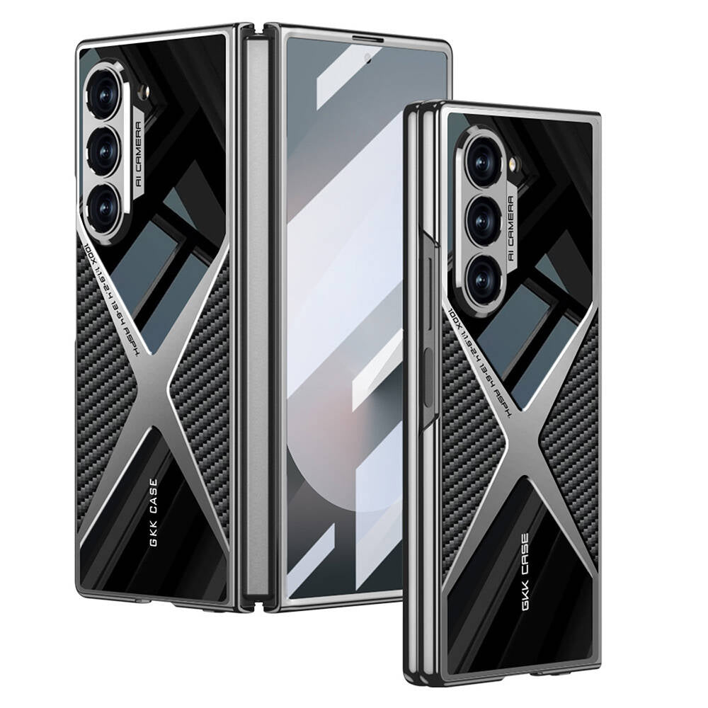 Cepax Galaxy Z Fold 6 Ultra İnce Kamera Korumalı PC + Karbon Arka Yüzey X-Pro Kılıf