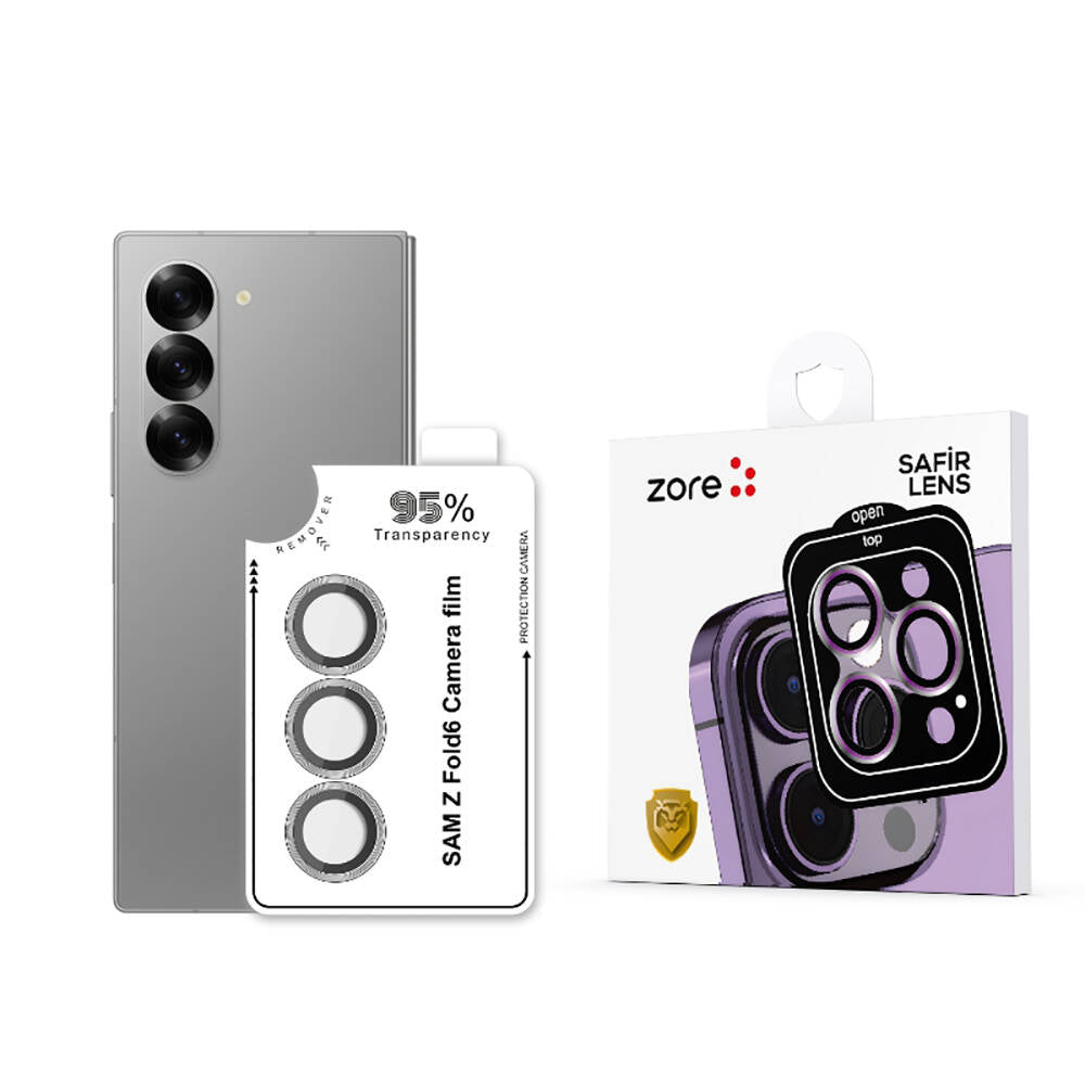 Cepax Galaxy Z Fold 6 CL-11 Safir Parmak İzi Bırakmayan Anti-Reflective Kamera Lens Koruyucu