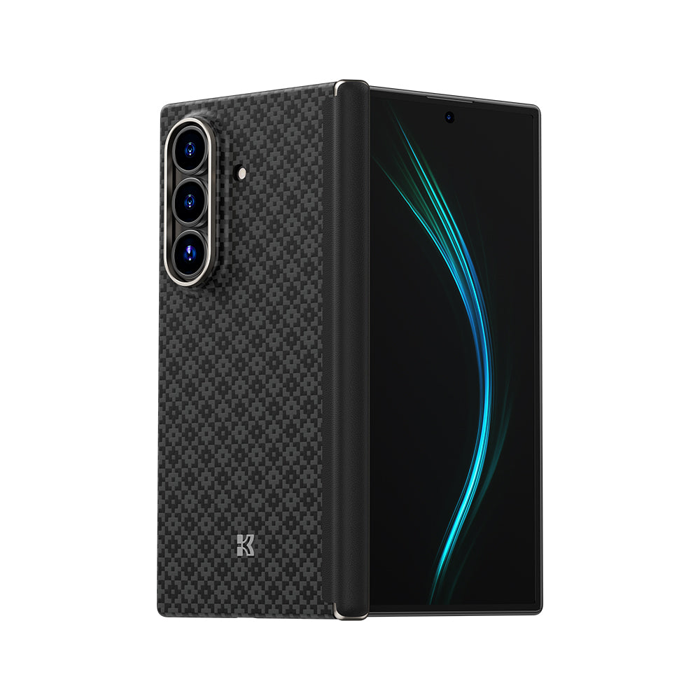 Benks ArmorAir ArmorGrid Grand Galaxy Z Fold 7 Combo Üçlü Aksesuar Seti (Ön Arka Kevlar Telefon Kılıfı + Ekran Koruyucu)