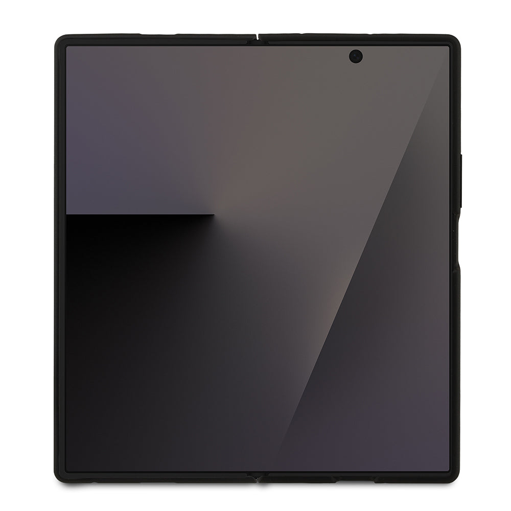 Guess Galaxy Z Fold 7 Orjinal Lisanslı 4G Büyük Metal Logolu Glitter Telefon Kılıfı