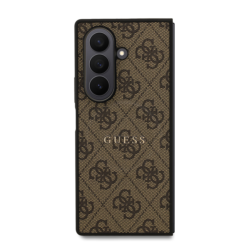 Guess Galaxy Z Fold 7 Orjinal Lisanslı M-safe 4G Desen Yazı Logolu Kılıf