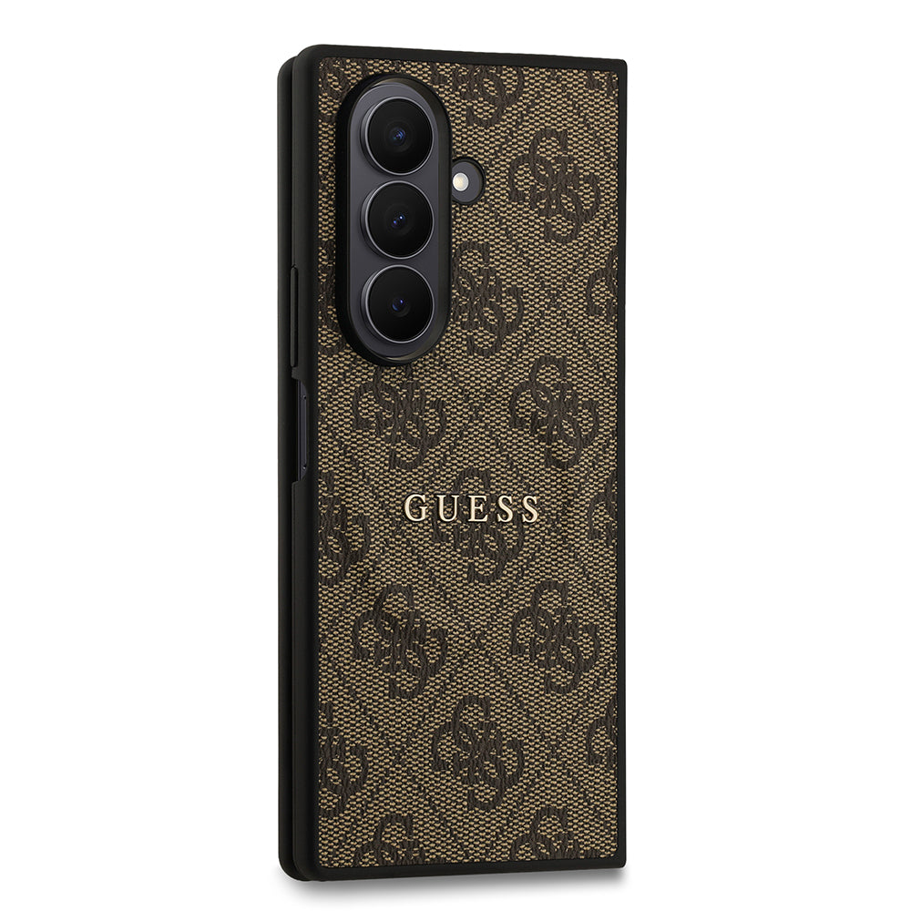 Guess Galaxy Z Fold 7 Orjinal Lisanslı M-safe 4G Desen Yazı Logolu Kılıf