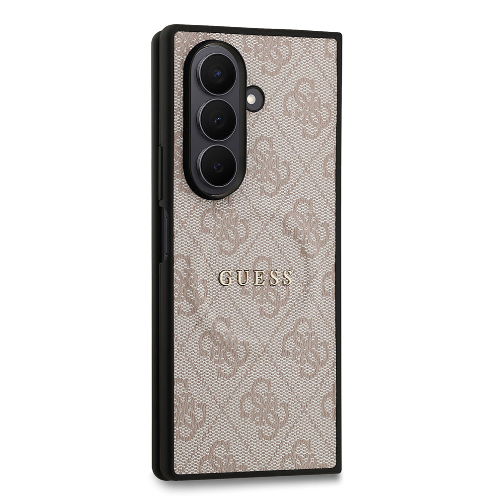 Guess Galaxy Z Fold 7 Orjinal Lisanslı M-safe 4G Desen Yazı Logolu Kılıf