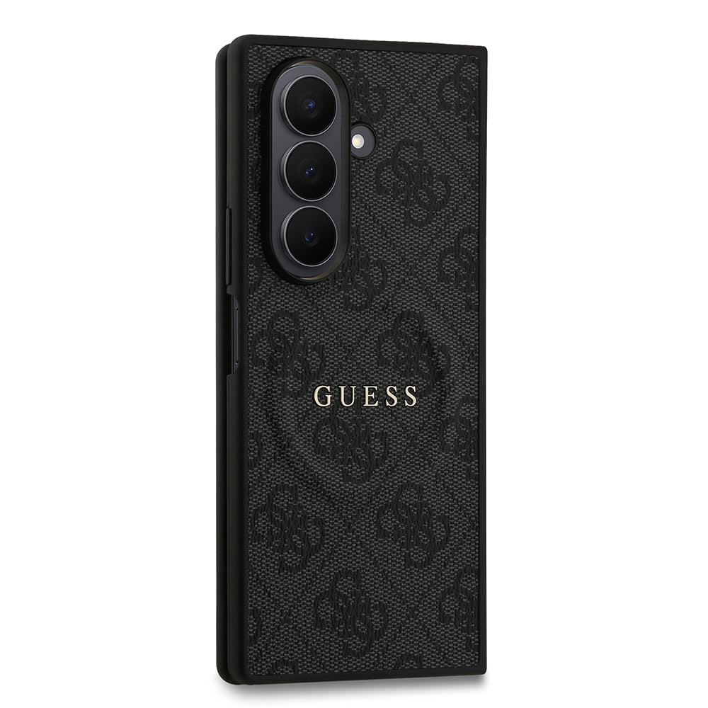 Guess Galaxy Z Fold 7 Orjinal Lisanslı M-safe 4G Desen Yazı Logolu Kılıf